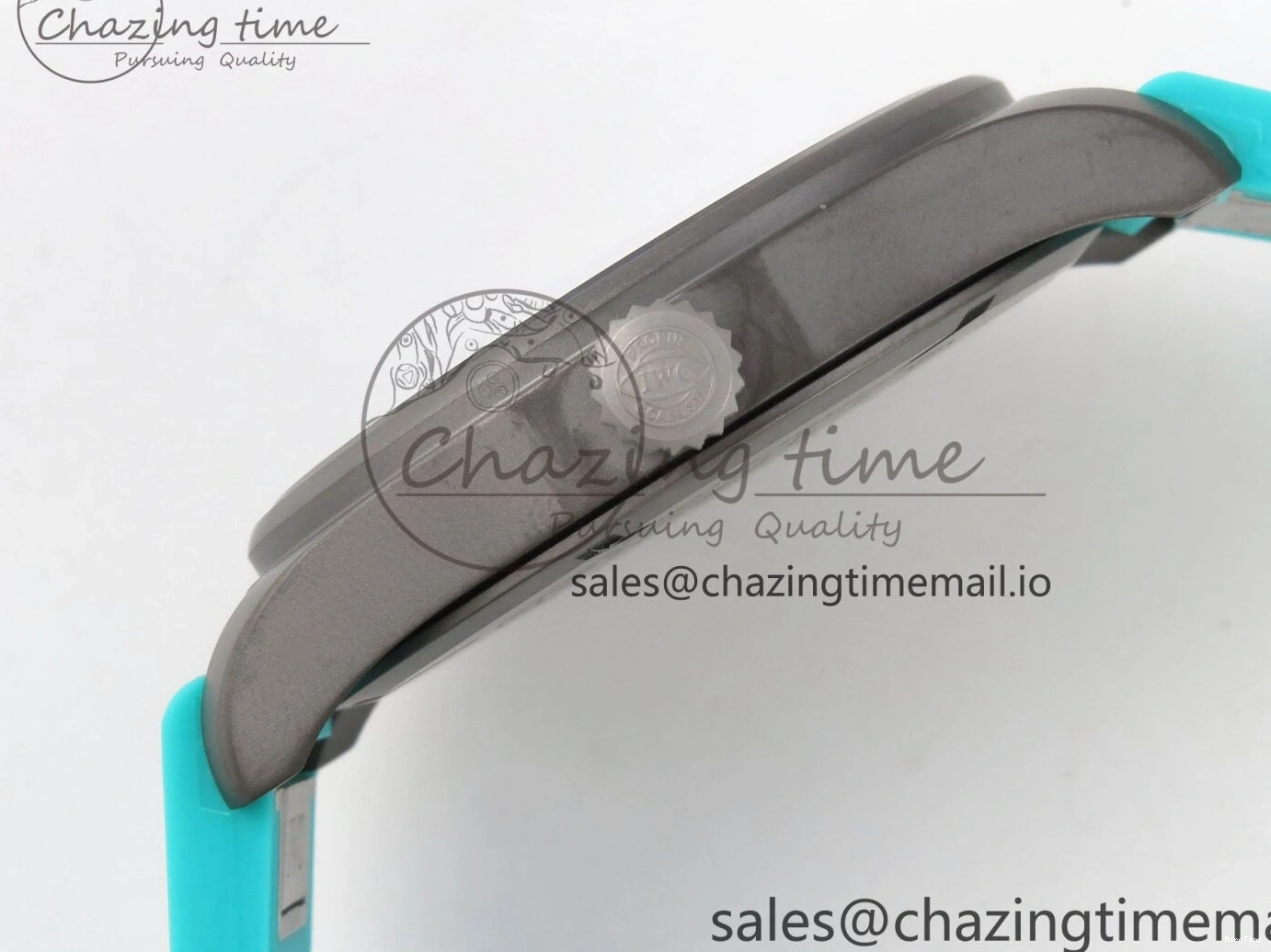 MIROTIME 0109 Pilot Mark XX BLSF 1:1 Best Edition Black Blue Dial on Blue Rubber Strap MIYOTA Sleek 6989